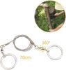Wire Saw Survival I Stainless Steel Pocket Chainsaw Backpacking Gear I 22 Inch Light Weight Cable Cutting String I Emergency Camping Chainsaw Rope
