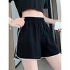 White Sports Shorts Women's Summer New Loose Thin Wear A-line Pants High Waist Casual Hot Pants Thin