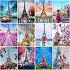 DIY Башня 5D алмазная живопись Пейзаж Алмазная вышивка крестиком полная круглая дрель из смолы домашний декор стены книги по искусству подарок