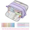 Writing Stationery Set 2026, Large Pencil Case with Pen, Gift for Students Teachers School Office, Random Color Notes and pens
