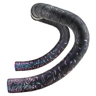 Supacaz Велосипедная лента на руль Super Sticky Kush Star Fade Oil Slick Oil Slick Star Plugz - - - +