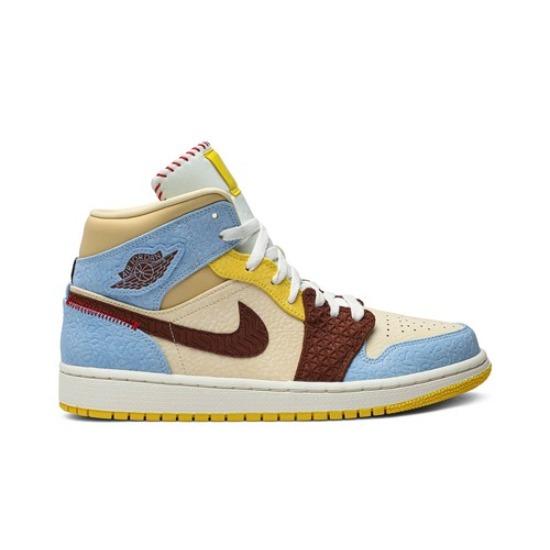 Air Jordan Maison Chateau Rouge x Air Jordan 1 Mid SE 'Fearless' CU2803-200