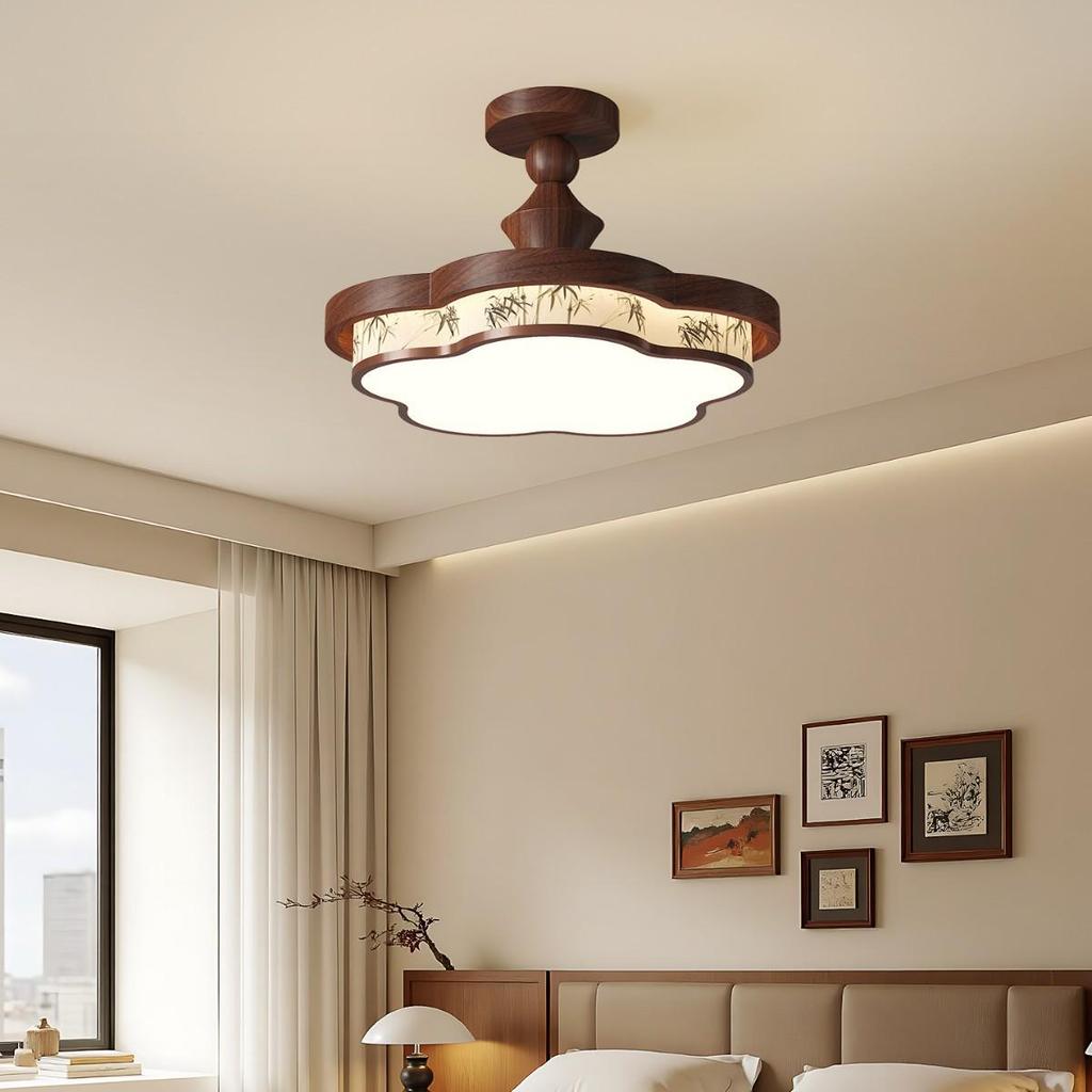 Бамбуковая ткань, люстра для столовой или спальни