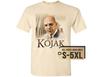 KOJAK Телесериал 1973 V2 Футболка Хлопок Натуральный Белый Ретро Размеры от S до 5XL