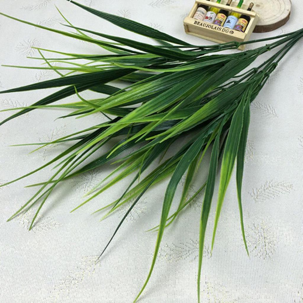 Monoceros Искусственные Поддельные Пластиковые Зеленая Трава Растение Цветы Офис Дом Сад Декор