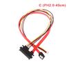 Mini 4P+ Sata Power Supply Cable 15P+7P To Ph2.0 Hhd Optical Drive Data Cable