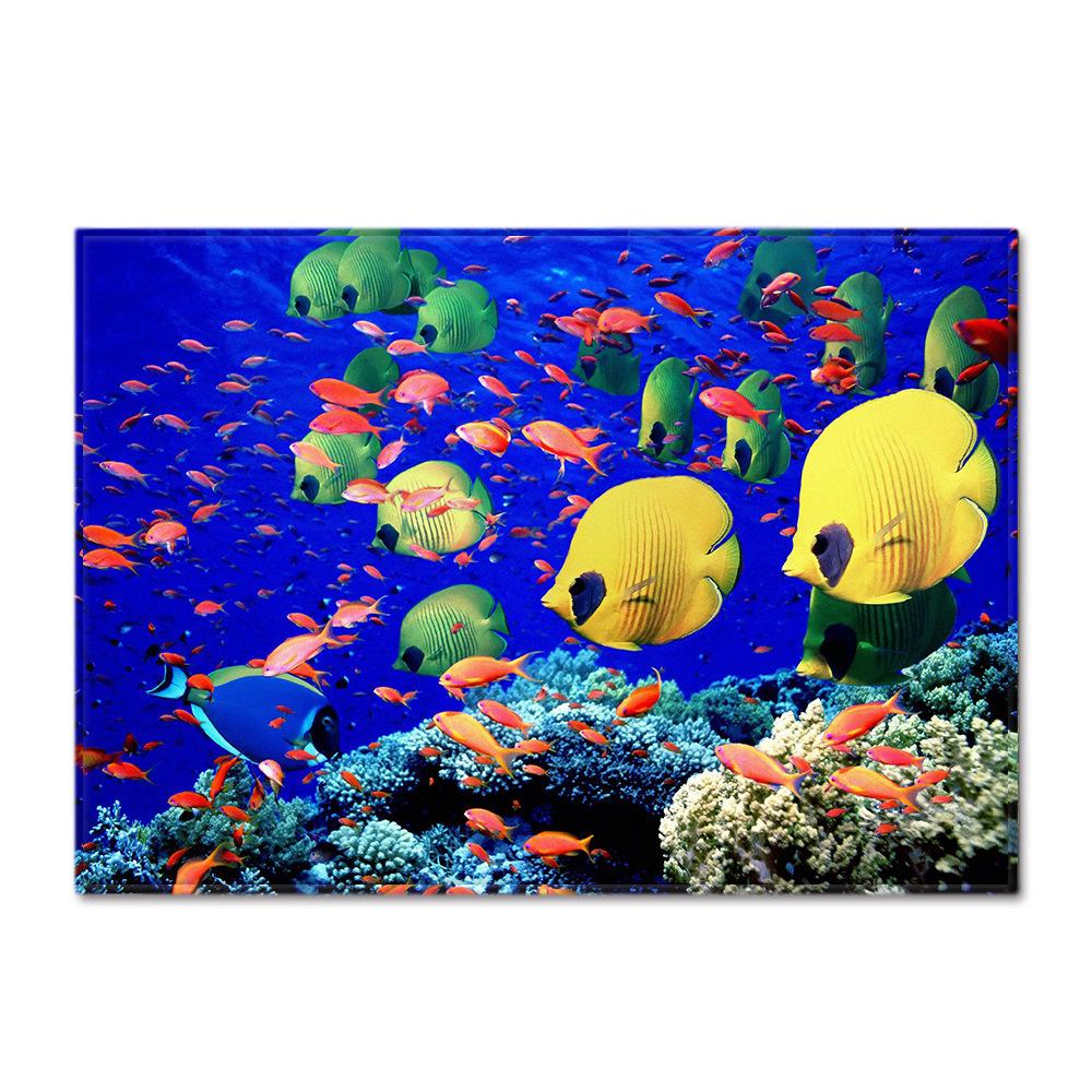 Animal Large Carpet Feather Wind Bedroom Floor Mat