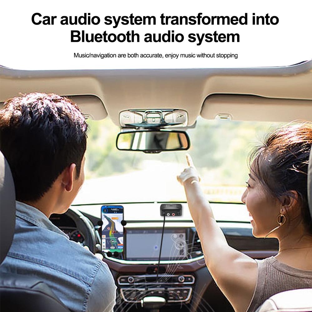 Беспроводной приемник Bluetooth 6.0 SBC AAC Hi-Fi 3,5 мм AUX разъем 2RCA RCA аудио музыкальный адаптер для ПК, автомобильного комплекта, динамика, усилителя