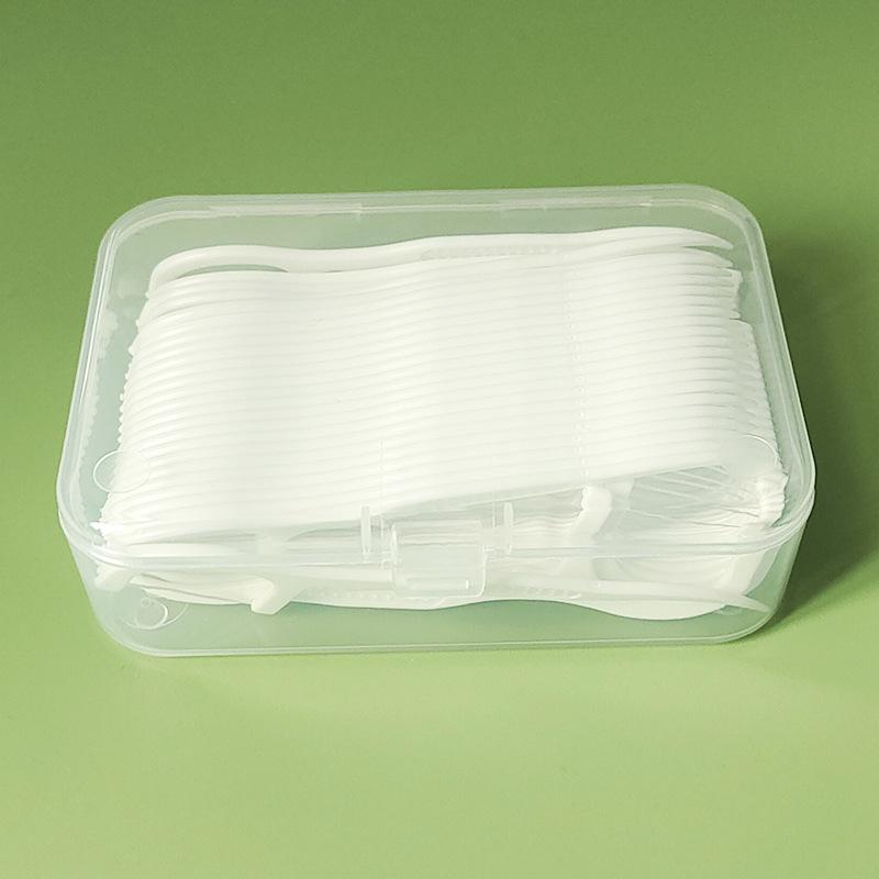 50 зубных нитей в упаковке на китайском и английском языках с индивидуальным логотипом для клиник и больниц