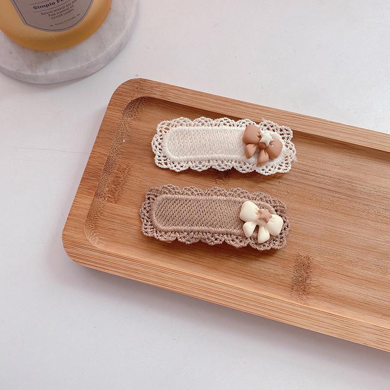 Осенний Кофейный Цвет Мультяшные Заколки для Волос Принцессы Детские Девочка Ребенок Малыш Зажим для Волос Заколки Аксессуары Заколка Головной Убор Головной Убор