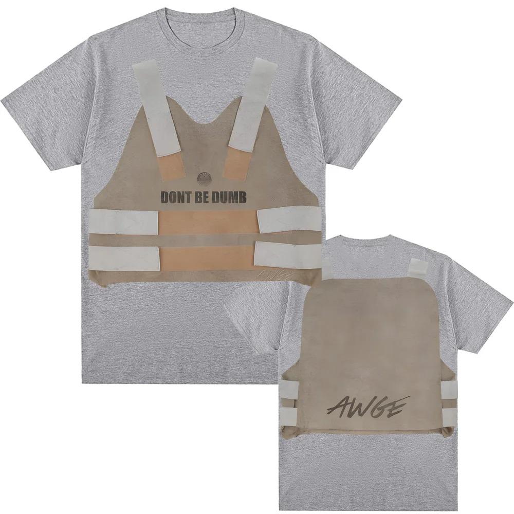 2026 New ASAP Rocky TShirt DBD Vest Pattern Print 100 Cotton Comfortable TShirt Harajuku Style Casual High Quality TShirt