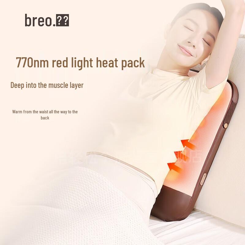 Breo Back5 Portable Waist & Body Massage Cushion CN plug (adapter included)