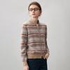 Женский кашемировый кардиган Komonboka в стиле Fair Isle, осень/зима 2025