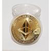 1PC Ethereum Bitcoin Virtual Commemorative Coin Metal Gold-plated Silver Commemorative Badge Exchange Gifts Advertising Gifts
