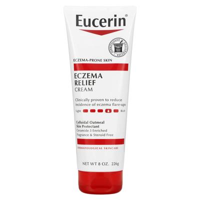 Крем для тела Eczema Relief, для кожи, склонной к экземе, без отдушек, 8,0 унций (226 г)