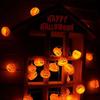 Halloween LED Pumpkin String Lights Battery Operated Decorative Lantern Light for Bedroom Fireplace Autumn Holiday Party Decor