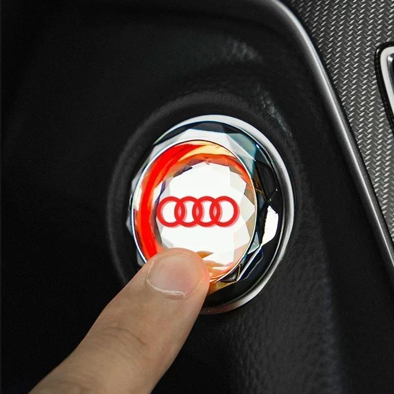 Car 2025 A4 A6  A8 For tt Car Interior One-click Start Button Ignition Switch Protective Sticker for tt A1 A3 8P 8V A4 A5 A6