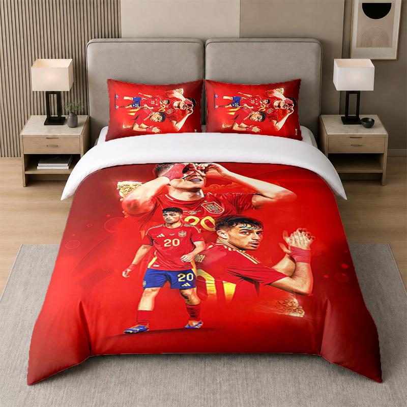 3Pcs Bedding SetPedri Soft Bed Sheet and Two Pillowcases Home Bedroom Decor