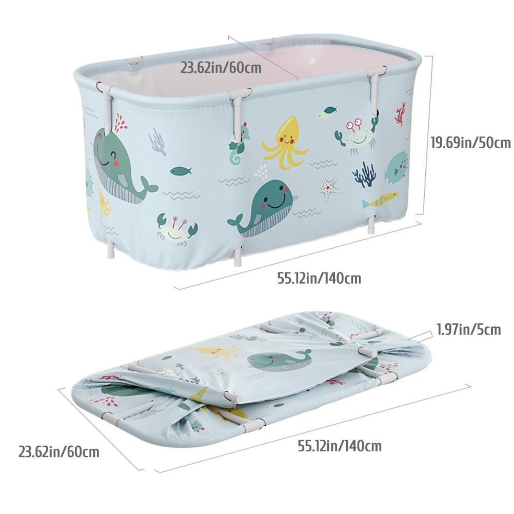 Складная ванна, портативная ванна для купания, душевая кабина, утолщенная термопена, чтобы сохранить настроение