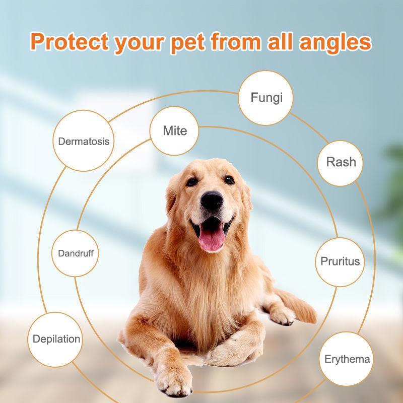 Лечение кожи домашних животных для собак и кошек, противогрибковый спрей для домашних животных, лечение кожных заболеваний у собак от клещей и блох