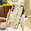 Cute Ring Phone Case For Samsung Galaxy M34 5G/F34/SM-M346B Wrist Strap Anti-dust Silicone Back Cover Protective Cartoon