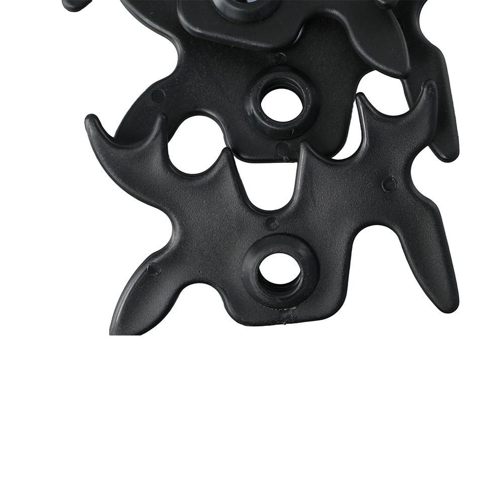 Black Staghorn Shape Billiards Cue Rack Antlers Rod Holder Bridge Head Holder Snooker Pool Rack