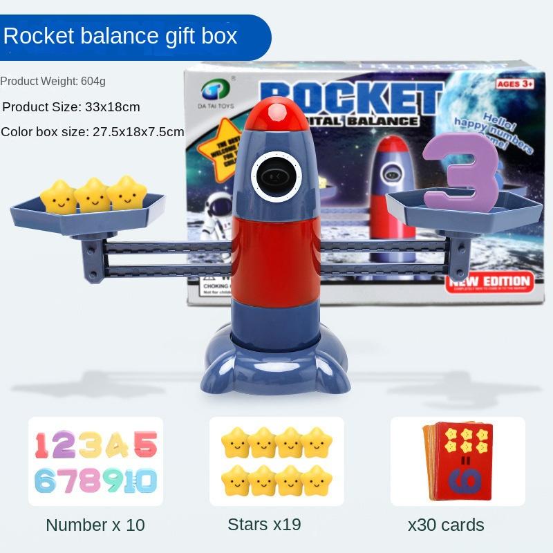 Игрушка с математическими весами Монтессори, обучающая игрушка для счета и расчета с весами и аксессуарами, игрушка для детей с навыками баланса мультяшной лягушки