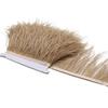Colorful 8-10 CM 1/5/10 Meter Ostrich Feathers Trim Plumes Ribbon For DIY Wedding Dress Decoration Crafts Accessories Party Clothing