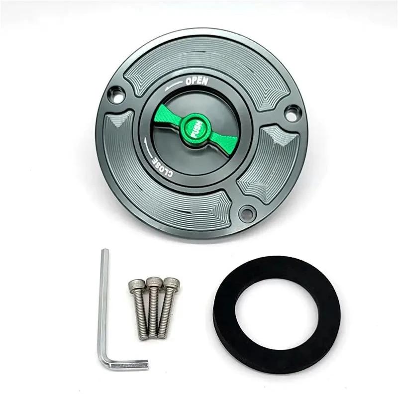 Motocycle CNC Fuel Tank Cap Cover For KAWASAKI ER6N ER6F ER650 ZZ1400 ZX14R Z650 NINJA650 Z800 Z1000 ZX6R ZX1000S/SX
