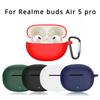 Для Realme air 5 pro защитный чехол для наушников, силиконовый чехол, милый чехол, сиамский силиконовый одноцветный чехол для Realme air 5 pro