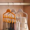 Многофункциональная вешалка для брюк, нескользящая, экономящая место, для юбок, джинсов, шарфов, органайзер для хранения вещей в шкафу