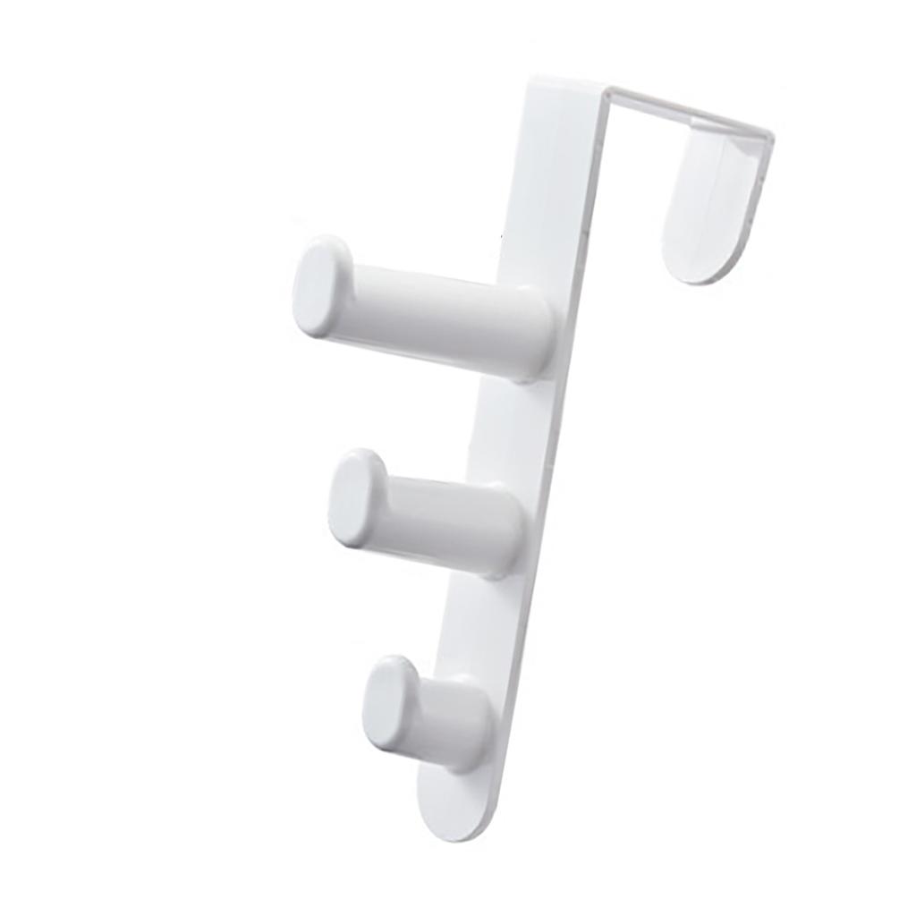 Дверной крючок без сверления, экономия места над дверью, вешалка для полотенец, вешалка для полотенец для спальни, ванной комнаты