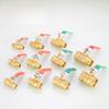 1/2 3/4 1" Brass Thread Connector Valve Water Pipe Fittings Quick Connector Ball Valve Garden Watering Irrigation Copper Coupler