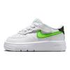 Nike Force 1 Low EasyOn TD белые зеленые Strike детские кроссовки черные FN0236-106