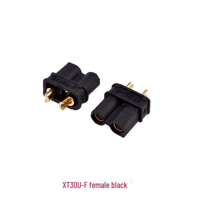 Amass XT30U Gold-Plated Solderable Connector for Lithium Battery Model Aircraft