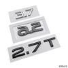 2.5 3.7 5.6 2.7T labels trunk logo for Infiniti 5.6 2.7T displacement body leaf panel rear tail integrated digital car sticker6ged