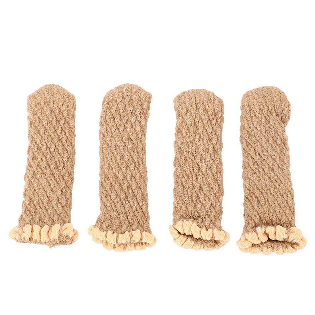 20 шт. Утолщенные вязаные чехлы-протекторы для ножек стола и стула, носки для мебельных ножек для паркета