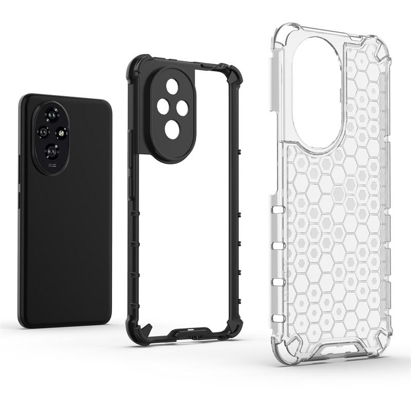 Чехол для Honor 200 Чехол-бампер Honor 200 Роскошный сотовый противоударный TPU Armor PC Silicone Protector Phone Back Cover Honor 200
