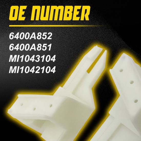 Bumper Retainer Bracket Set For 2008-2017 Mitsubishi Lancer Front Left and Right