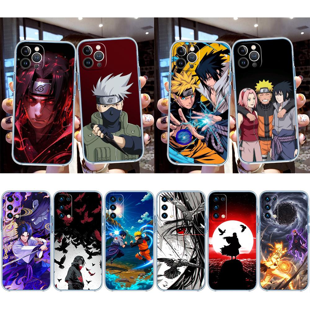Naruto Uchiha Itachi Sasuke Transparent Phone Case for Motorola Moto Edge 20 30 40 50 S30 Fusion Ultra Pro Neo Lite + G200 G23