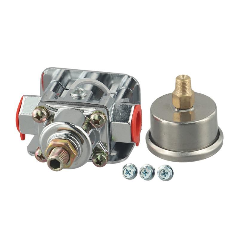 Low Fuel Pressure Regulator For Holley Quick Fuel Carburetor Carb 1-4 PSI 12-804 Zinc Alloy Adjustable Fuel Adjustment Ranges