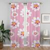 Милые цветы Домашние интерьерные шторы для гостиной Блэкаут штора Перегородка Хэллоуин украшение Тюль для спальни Шторы