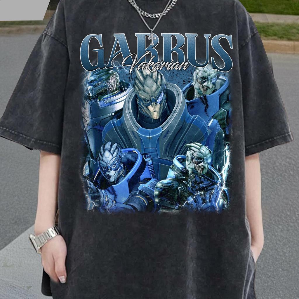 Vintage Garrus Vakarian Graphic Tee, Comfort Colors Unisex T-Shirt