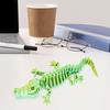 3D Printed Skeleton Crocodile Figurine Movable Joints Bone Crocodile Figure Articulated Animal Model Toy Home Office Desktop Decoration Ornament