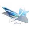 Self Flying Pigeon Toy USB Port Blue 75mah LED Colorful Light Electronic Flying Bird Toy for Boys