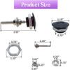 4Pcs Quick Latch Hood P, Universal Aluminum Quick Release Lock Latch Bumper, License Plate Lock Clip For Bumper Hood Or DIY 1.25 Inch(Black)