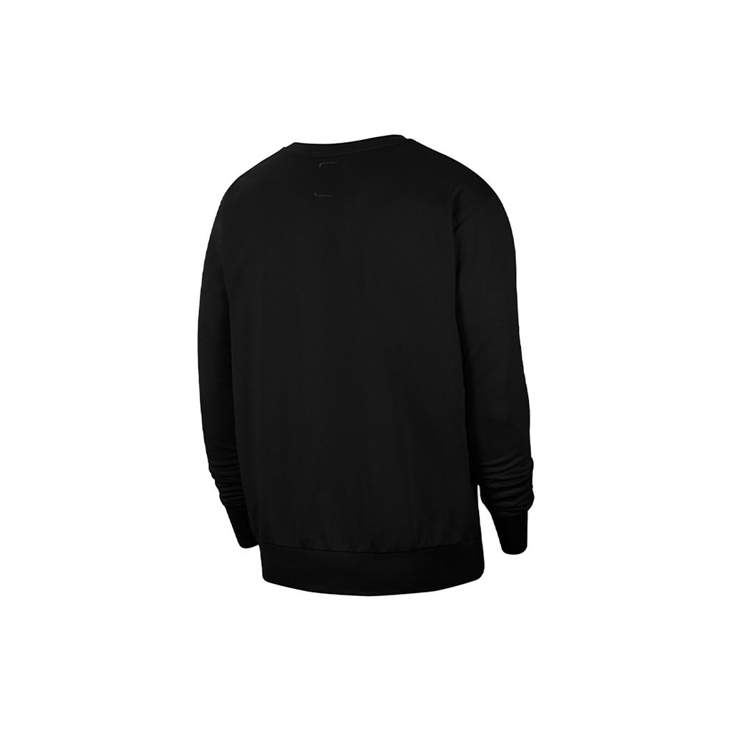 Nike Dri Fit Sweatshirts Men's Black Crew Neck Moderate Regular CK6359-010