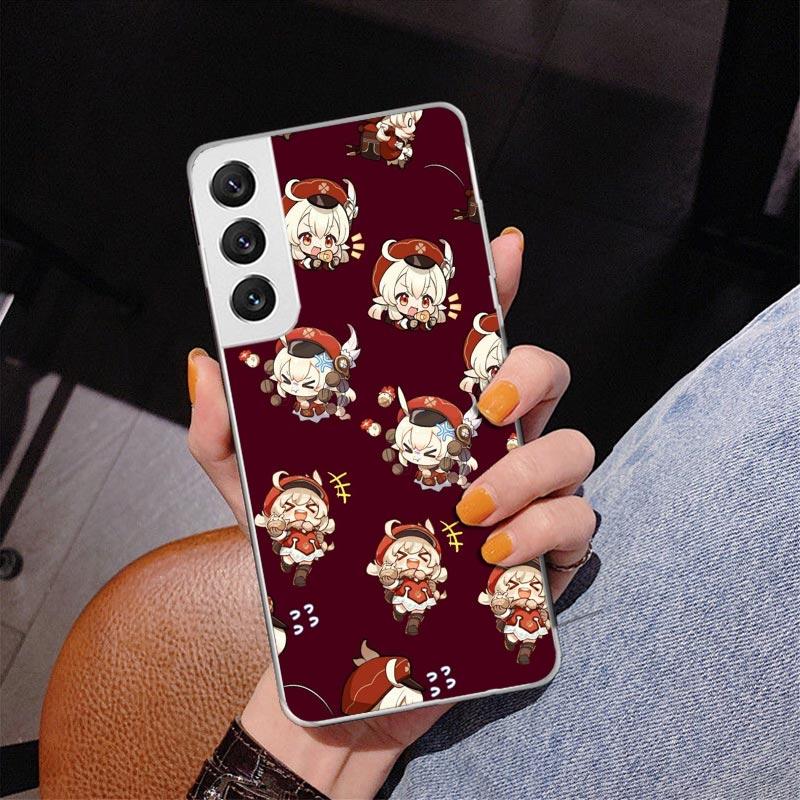 Genshin Impact Klee Phone Case For Samsung Galaxy S24 S25 Edge S26 Ultra S23 S22 S21 Plus S20 FE + Personalized Print Cover Gala