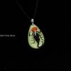 Luminous Naturally Scorpion Necklace Vintage Resin Insect Beetle Spider Amber Pendant Rope Chain Necklaces Glow In Dark Jewelry