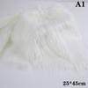 25X45Cm Long Faux Fur Fabric For Needlework Animal Suit Fur Material Diy Doll Hair Long Hair Plush Sewing Fabric
